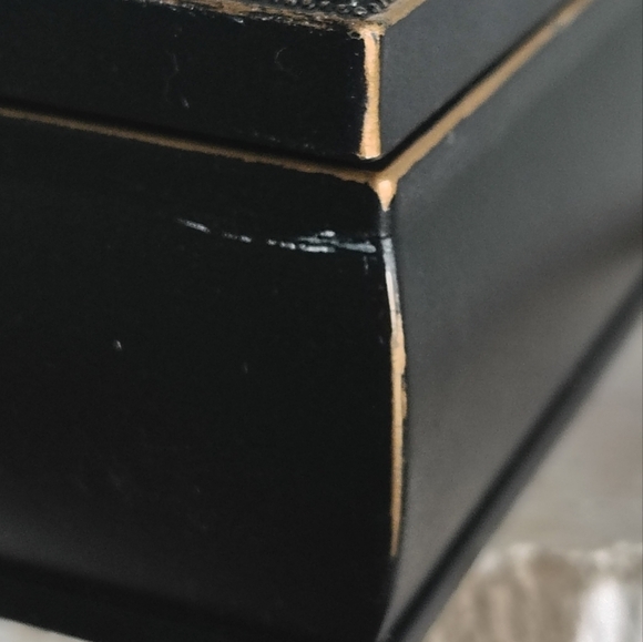 Religious Jewelry Box Chest Glass Top Velvet Lining Trinket Box Philippians 4:13 - Picture 8 of 16